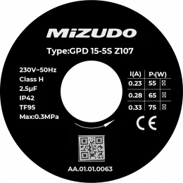 Насос циркуляционный М11..24Т,ТН, TL, Н, НР, Lite 3 скорости, 5м  AA.01.01.0063